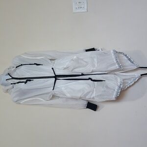 IVY PARK White Utility Jacket with Black Accents